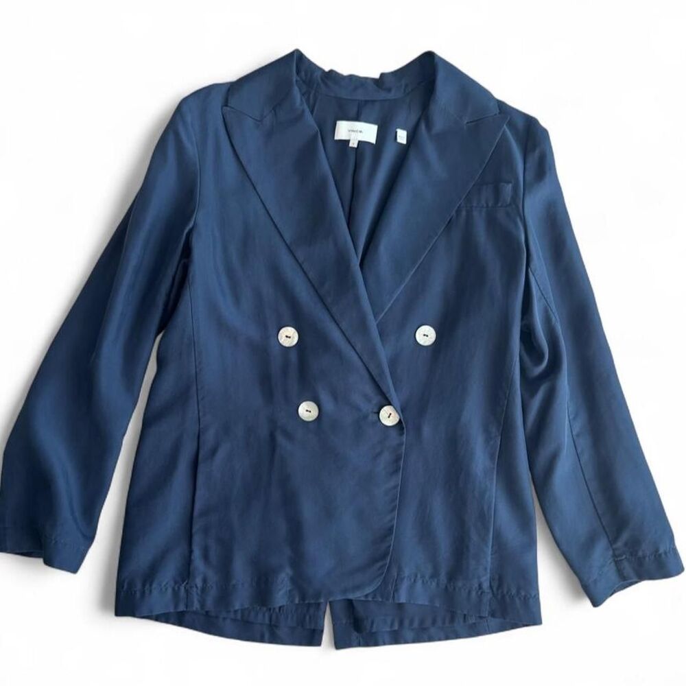 Vince Women's Navy and Blue Tailored-jackets